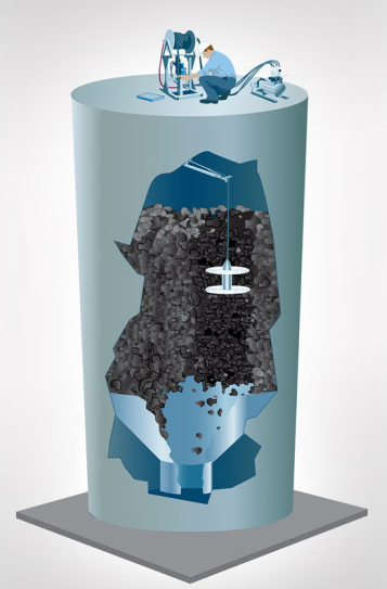 Nettoyage de silos